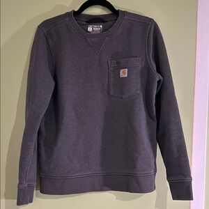 Carhartt Men's Charcoal Crewneck Sweater